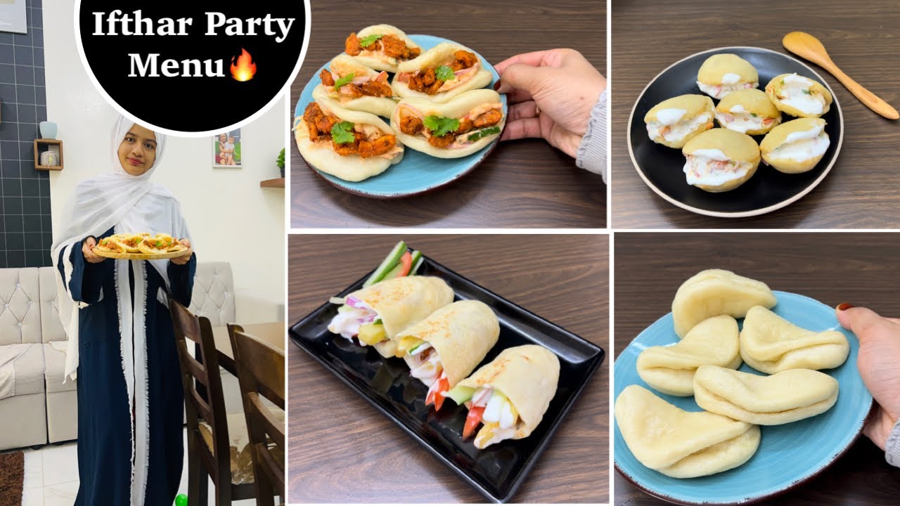 എല്ലാം Easy ആയി ചെയ്യാം 🔥IFTHAR Party Snacks Menu 🤩 Bao Bun recipe in malayalam | Kuboos Snacks