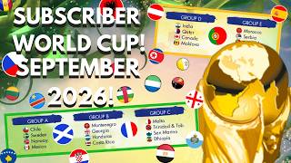 WE ARE BACK! | SUBSCRIBER WORLD CUP (September 2026)