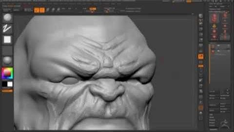 hulk sculpt in Zbrush