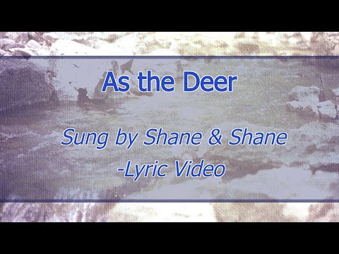 As the Deer [Lyric Video]