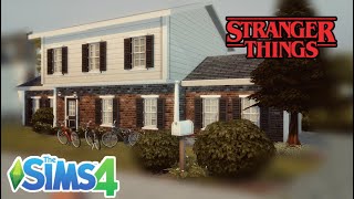 The Wheeler's House // Sims 4 Stranger Things Speed Build