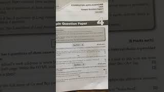 Sample paper class 10 term 2 computer application code 165