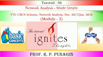 T 56 Network Analysis,VTU CBCS Scheme Dec  2017   Jan  2018,Module 3