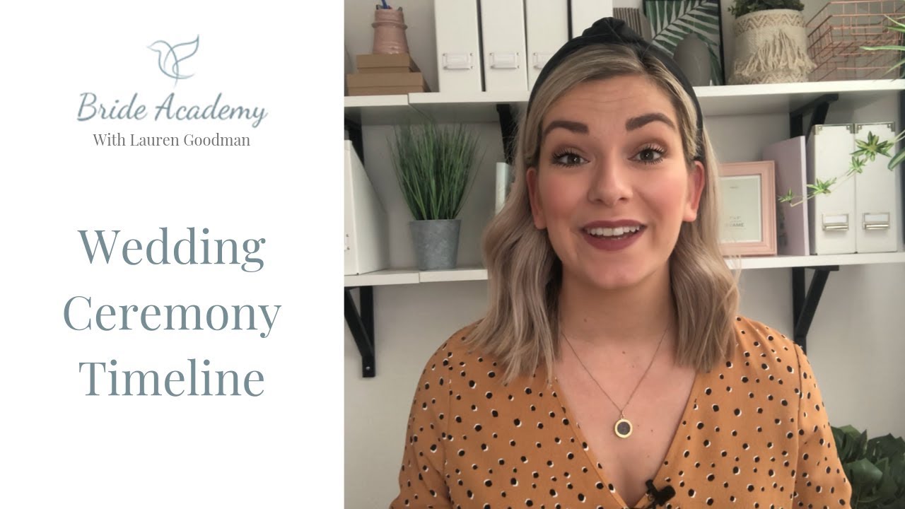 Wedding Ceremony Timeline (ORDER OF EVENTS AT YOUR CIVIL CEREMONY) YouTube
