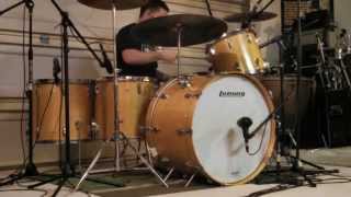 Led Zeppelin - Dazed And Confused (Danmark Radio) - Drum Cover - Ludwig Maple Thermogloss Drumkit