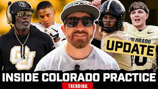 Coach Prime REVEALS Colorado’s Top CB, Update on QB, Plan for Boo Carter & More Inside Practice