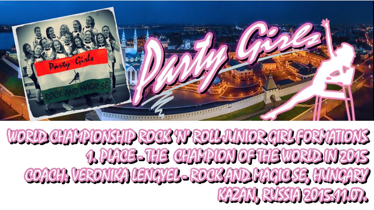 ROCK AND MAGIC SE, Hungary - Party Girls junior girl formation - World Championship 2015