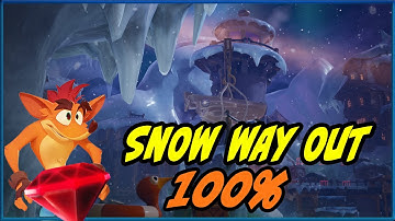 Crash Bandicoot 4 - Snow Way Out 100% - All Gems and Box Locations Walkthrough