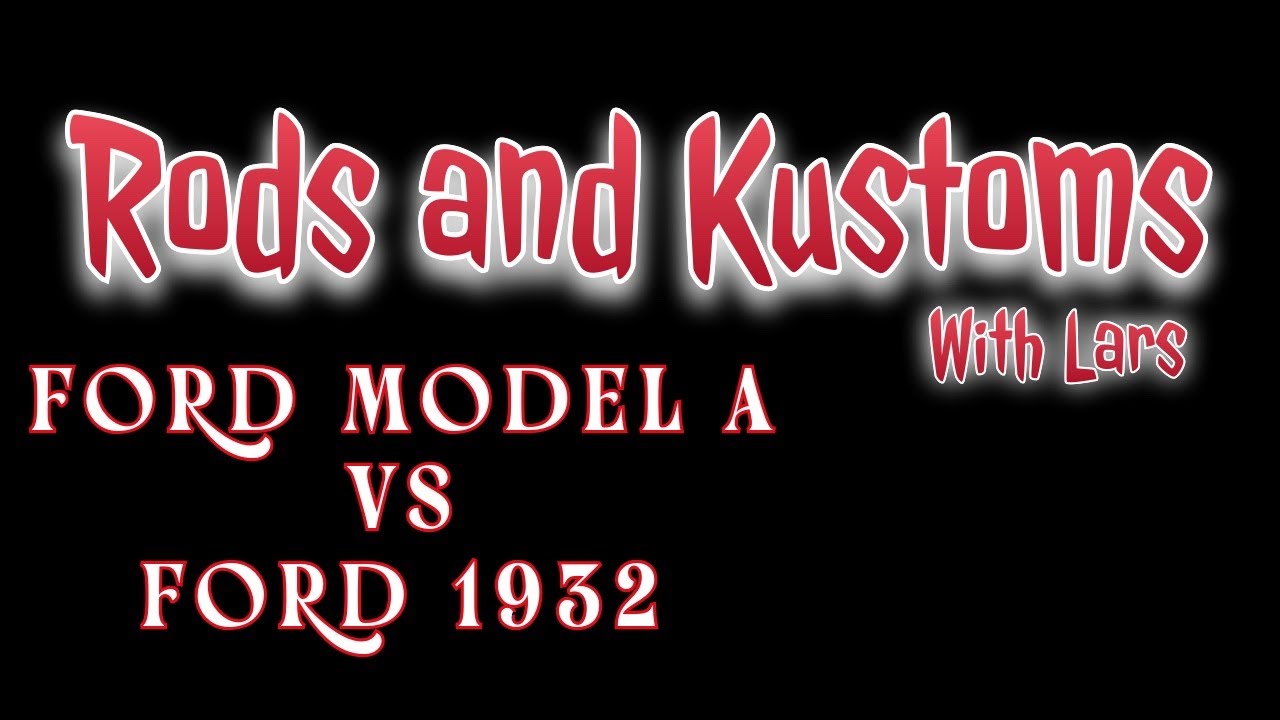 Early FORD: Model A VS 1932! Can YOU spot the difference?? 