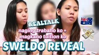 PAANO AKO NAKABAYAD NG TUITION | SAHOD REVEAL & TIPS | FILIPINO INTERNATIONAL STUDENT | PINOY SA AU