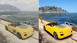 Gta 5 Vs Gta 6 2018 Real-Life Graphics Mod Xbox 360 Vs Pc
