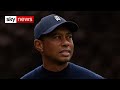 BREAKING: Tiger Woods' car crash: Scenes of the wreckage