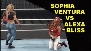 WWE 2K23 Alexa Bliss vs Sophia Ventura - Extreme Quiet Match