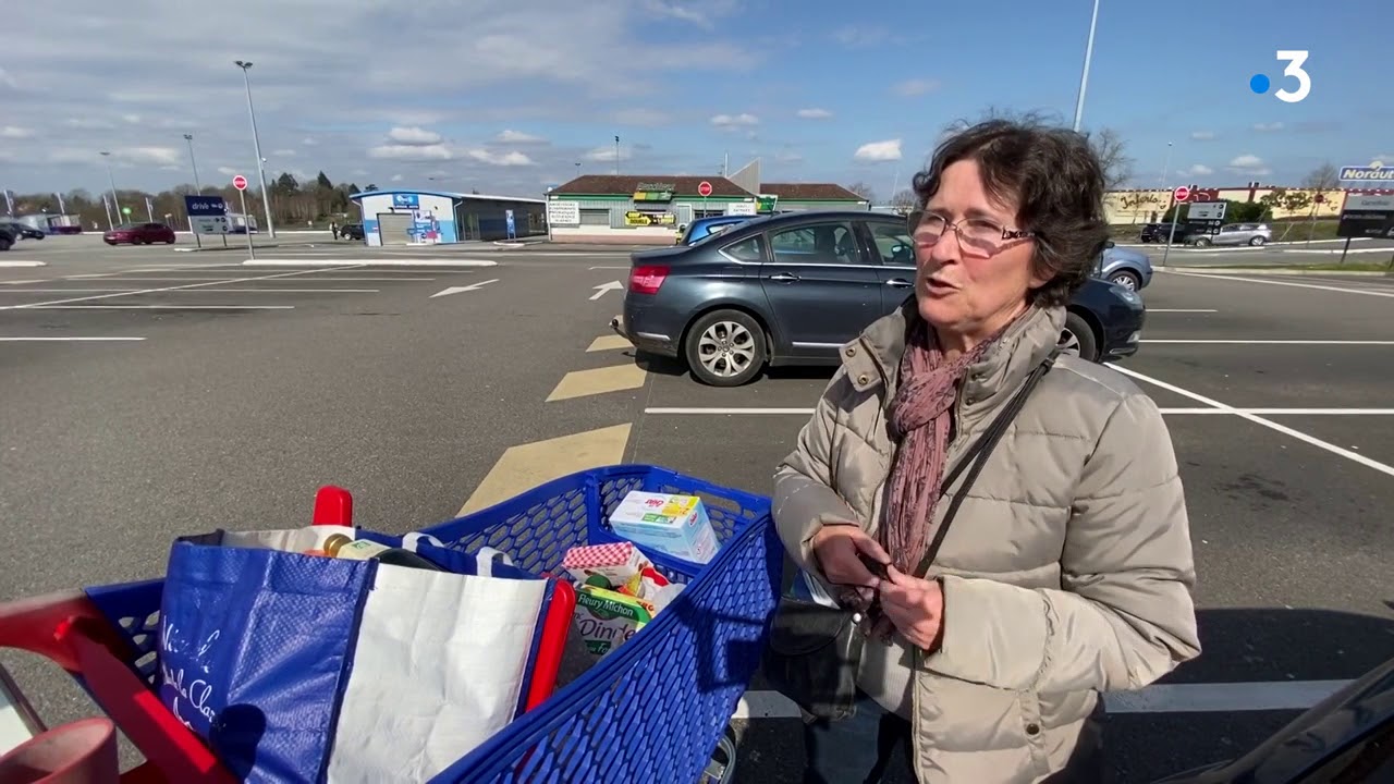 Limoges : le rush dans les supermarchés avant le confinement du 17 mars