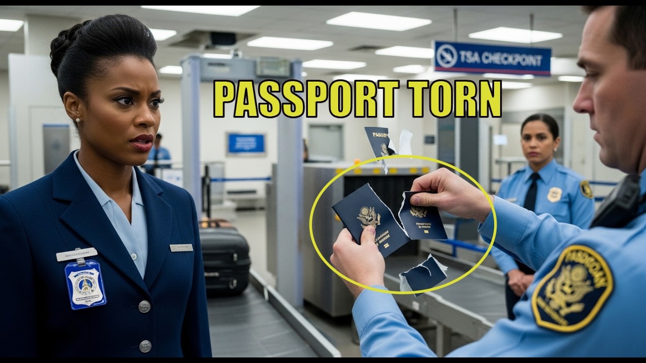 AIRPORT AGENT RIPS BLACK WOMAN’S PASSPORT — SHE TURNS OUT TO BE AN FAA INSPECTOR
