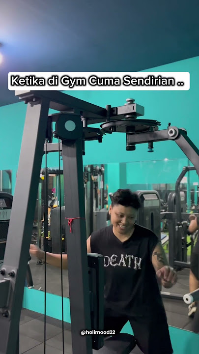Ketika gym sendirian sepi BEBAS #bali #indonesia #gym #gymlife #gymlover #funny #gymworkout