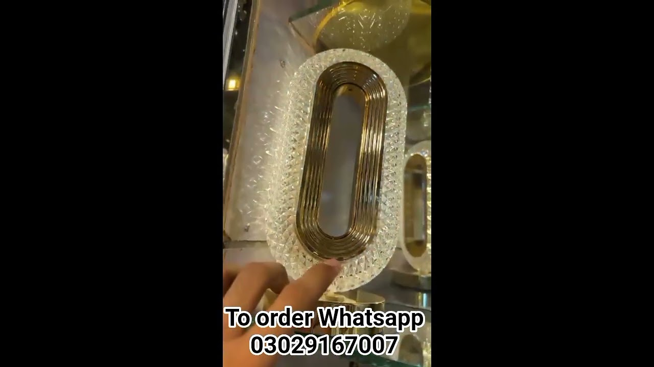 Crystal Table Lamp - Oval Rechargeable Night Light with USB Port   