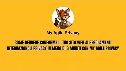 My Agile Privacy: installazione e configurazione Cookie Banner su WordPress (GDPR + Consent Mode v2)