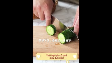 Máy thái sợi vuông khoai tây cà rốt hành tây nấm dưa leo, thái hạt lựu rau củ quả