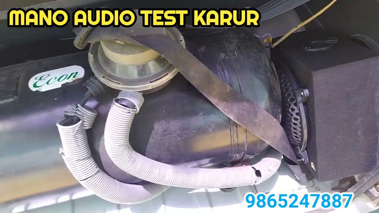 car amplifier testing @ MANO AUDIO TEST KARUR