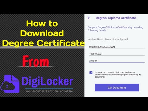 How to Claim Degree Certificate from Digilocker || Download Degree Certificate || All University ?