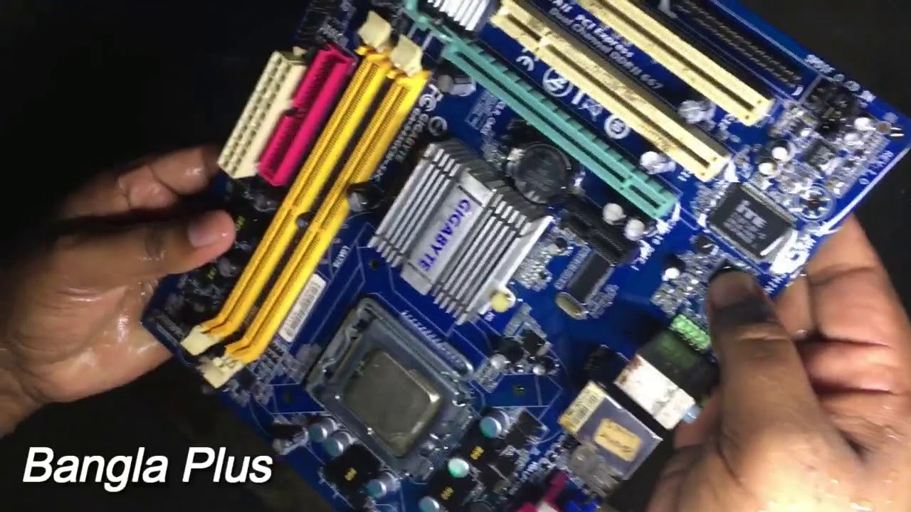 how to clean no display motherboard, Motherboard Repair Tutorial - YouTube