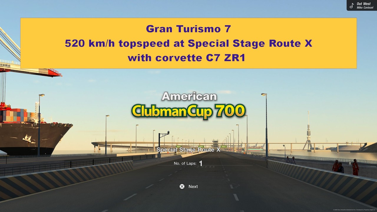 Gran Turismo 7 | 520 km/h topspeed | Corvette C7 ZR1 | Spezial
