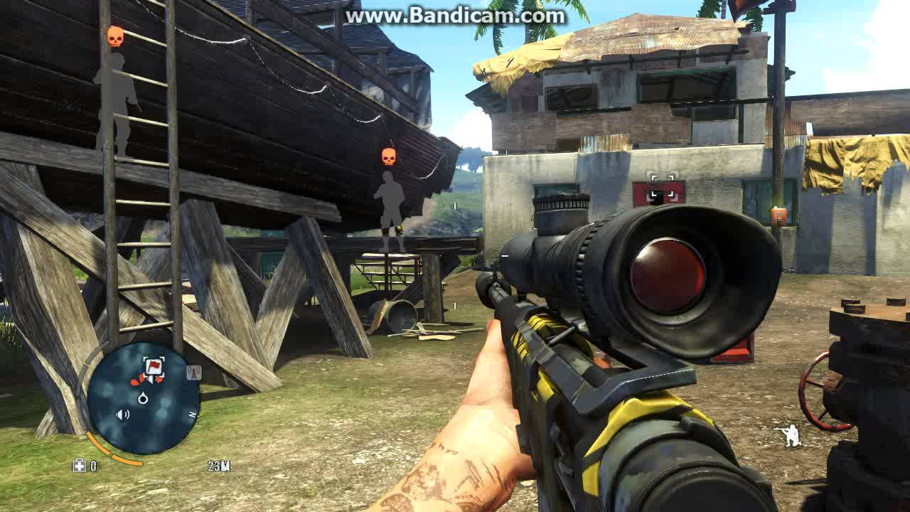 Farcry3 -Sneaking into the enemy base.