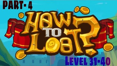#HowToLoot#. Level 31-40  How To Loot Pin Pull & Hero Rescue Game play.
