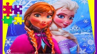 Frozen Movie Elsa and Anna Puzzle Video for Kids (Lunchbox For Kids)