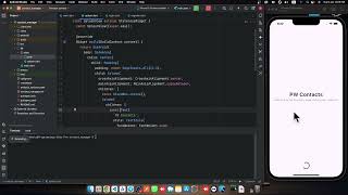 Lesson 36: Contact Manager App UI Design | Flutter Apps Development Course | Learn with Noman screenshot 3