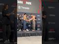 Tatsuro Taira and HyunSung Park  faceoffs before the fight #ufc #mma #shorts