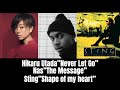 【マッシュアップ】宇多田ヒカル”Never Let Go” × Nas&quot;The Message&quot; × Sting&quot;Shape of my heart&quot;