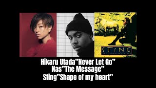 【マッシュアップ】宇多田ヒカル”Never Let Go” × Nas"The Message" × Sting"Shape of my heart"
