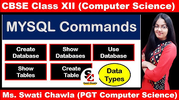MYSQL COMMANDS (Part - 1)  Create Database | Data Types | char v/s varchar | Create Table | CBSE 12