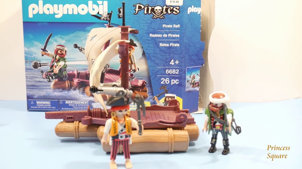 Playmobil Pirate Raft (6682) | Playmobil Collection Part Three - YouTube