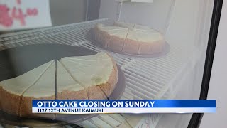 Otto Cakes in Kaimuki closing after 30 years