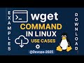 wget command in Linux with examples | Use cases for Linux &amp; DevOps | @Devops-2025