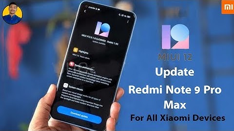 MIUI 12 Update For Redmi Note 9 Pro Max & For All Xiaomi Phone, Mi Browser Remove, MIUI 12  Features