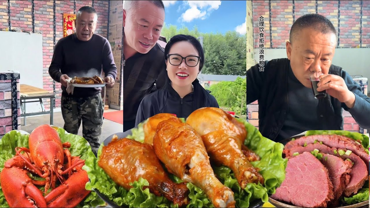 二哥做的饭真好吃，香迷糊了~The food made by my second brother is so delicious that it makes me feel dizzy #food