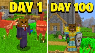 I Survived 100 Days in Minecraft Hexxit (Here's What Happened)