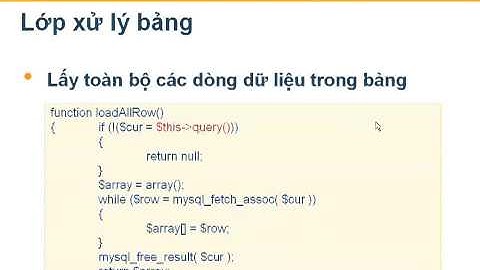 Ôn tập lập trình Web PHP Phần 3 - 7