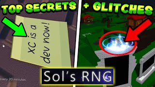 SOLS RNG SECRETS AND MORE!