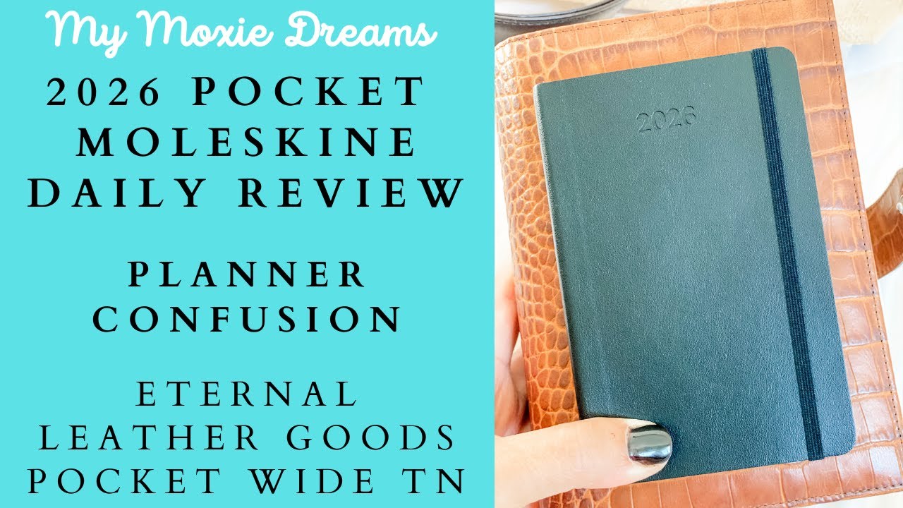 2026 Pocket Moleskine Daily Reveal | Will I find Planner Joy Again? | 2026 Planner Doubts