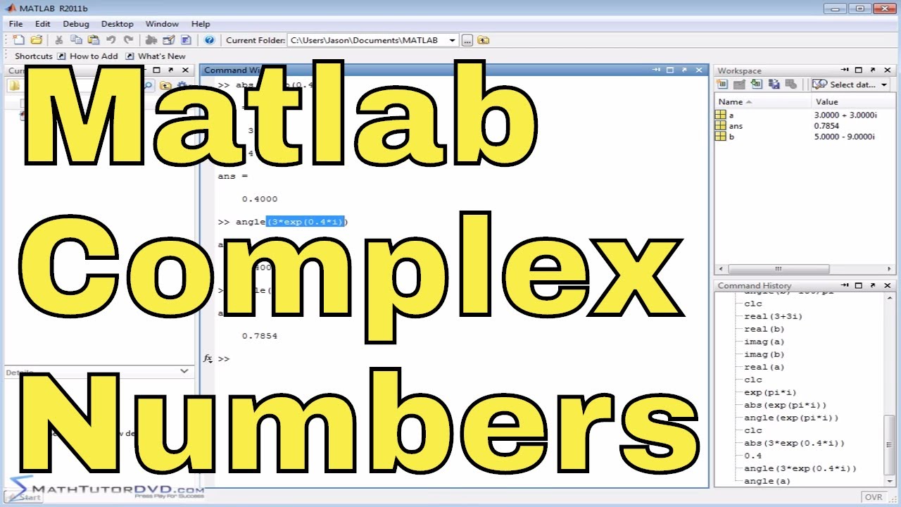 matlab-online-tutorial-20-calculating-the-magnitude-and-angle-of-complex-numbers-youtube