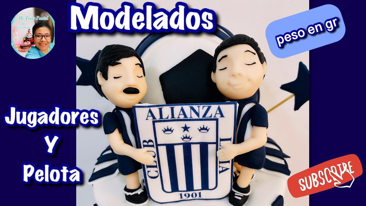 Modelado de Jugadores y pelota de fútbol  con peso en gr