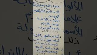 منهج الصف الثاني الابتدائي  الترم الاول والثاني كامل مع القواعد فى نقاط مختصرة 