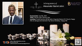 Celebrating the life of Alexander Norrel John