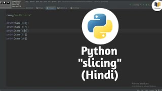 6.Slicing in python hindi part-1 || python || CsKnowledge