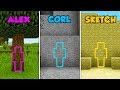 ALEX vs CORL vs SKETCH - HACKER MAN in Minecraft! (The Pals)